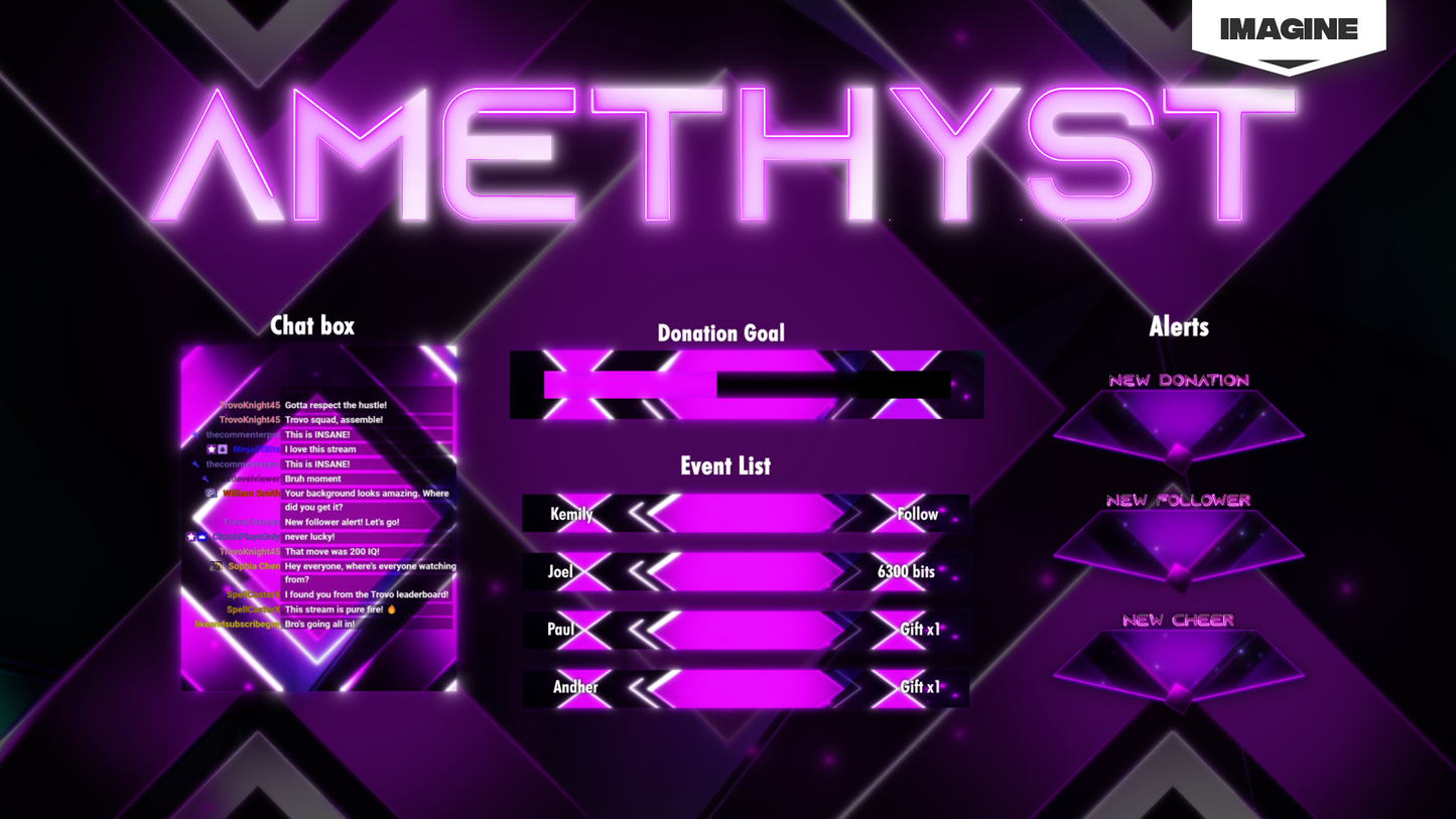 Amethyst - Stream package overlay