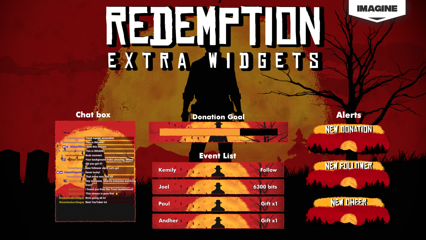 REDEMPTION - Stream Overlay Pack