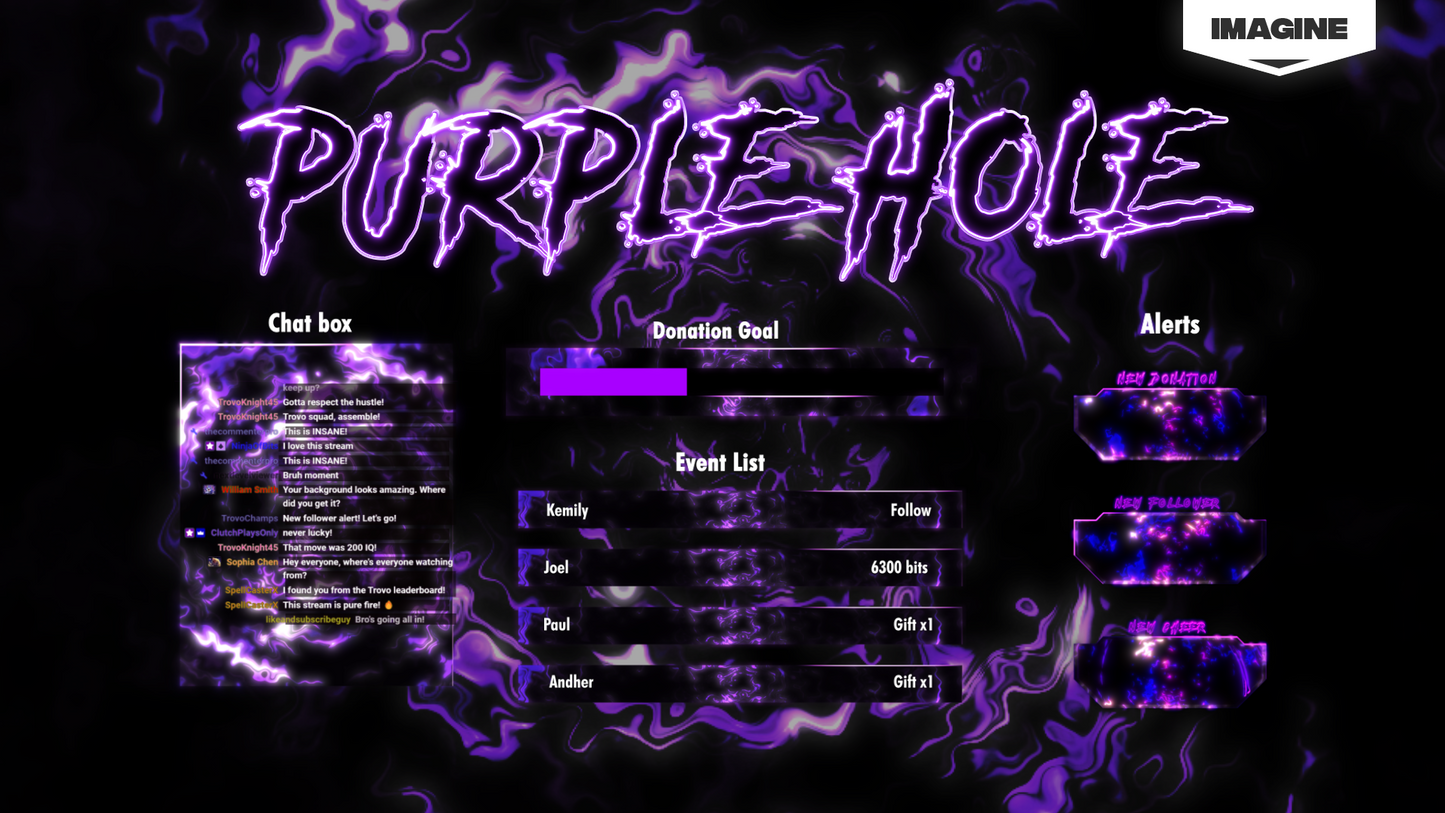 Purple Hole - Stream package overlay