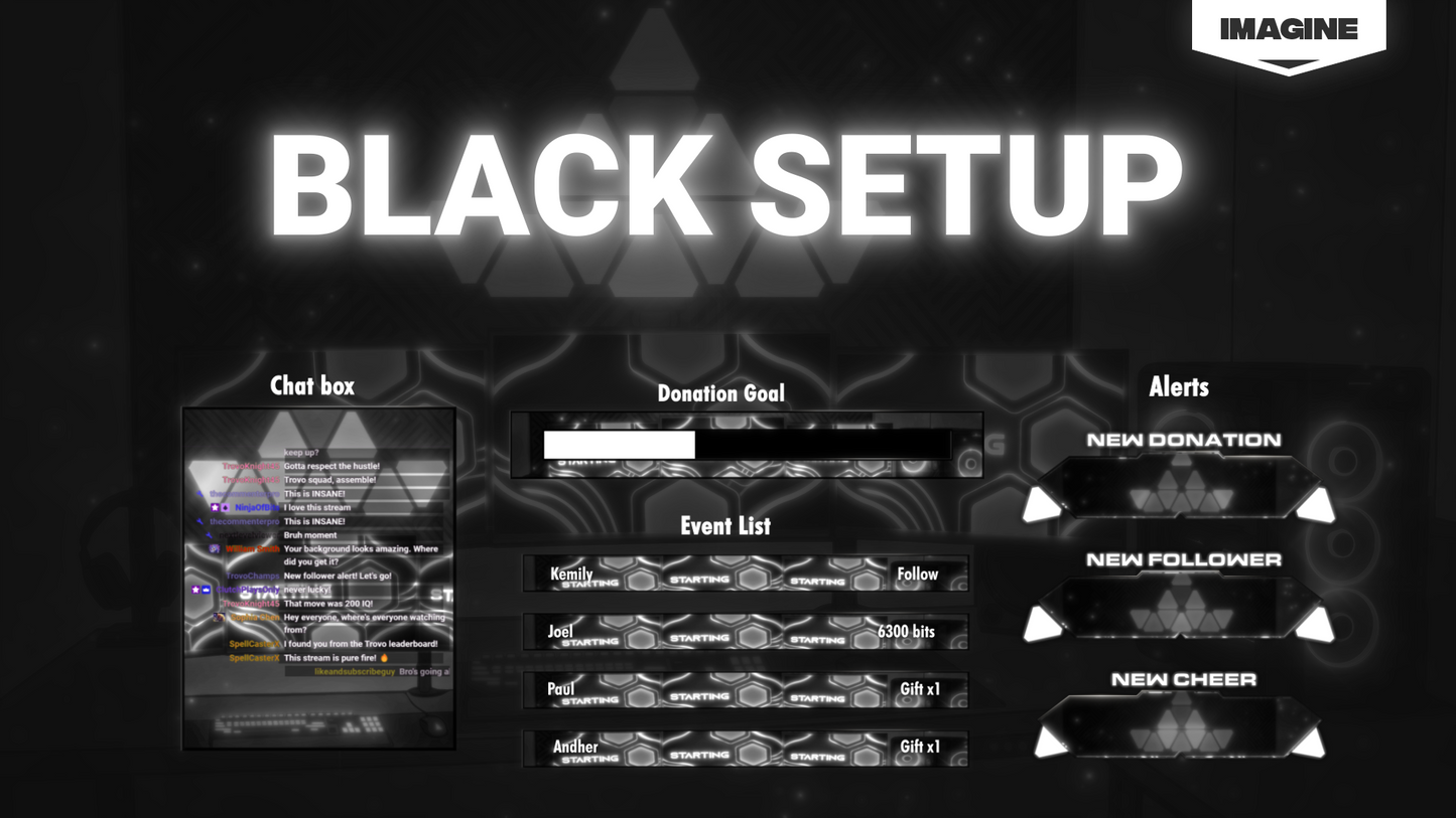Black Setup - Stream Package
