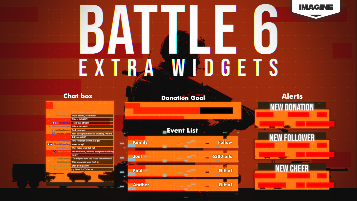 Battle 6 - Stream Overlay