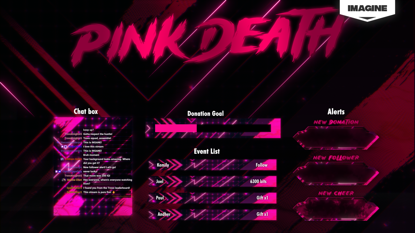 Pink Death - Stream package overlay