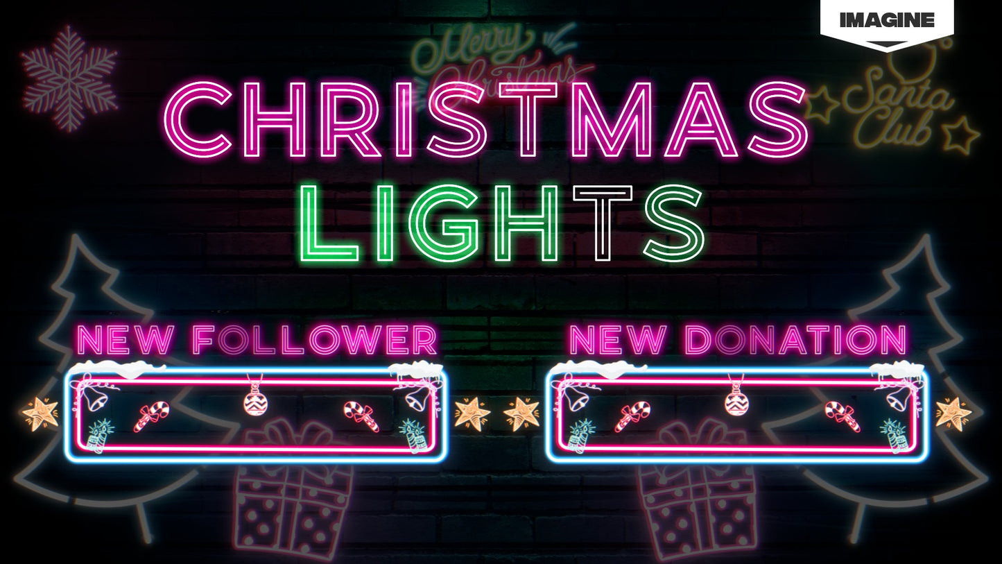 Christmas Lights - Stream Overlay