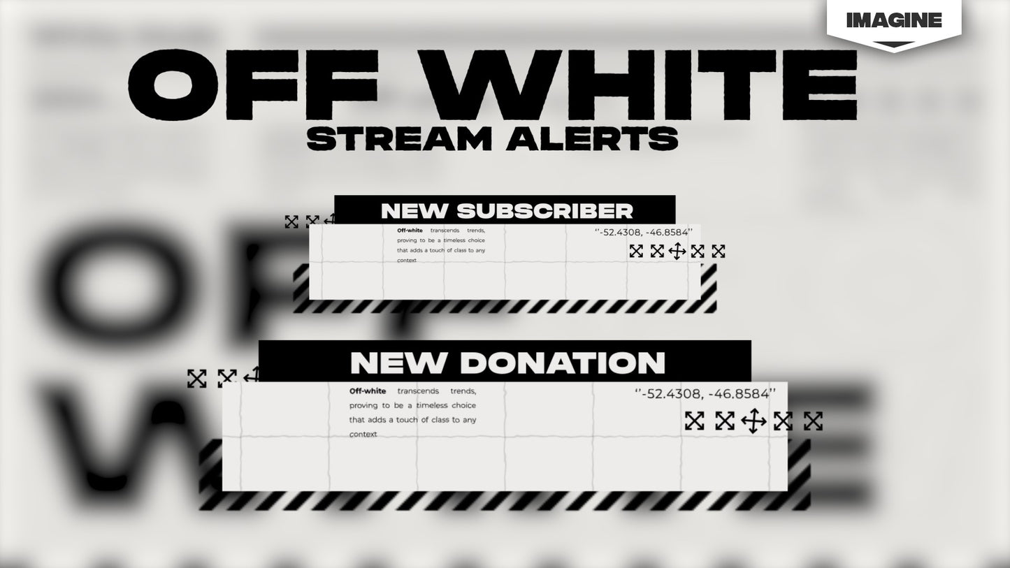 Off white - Stream overlay